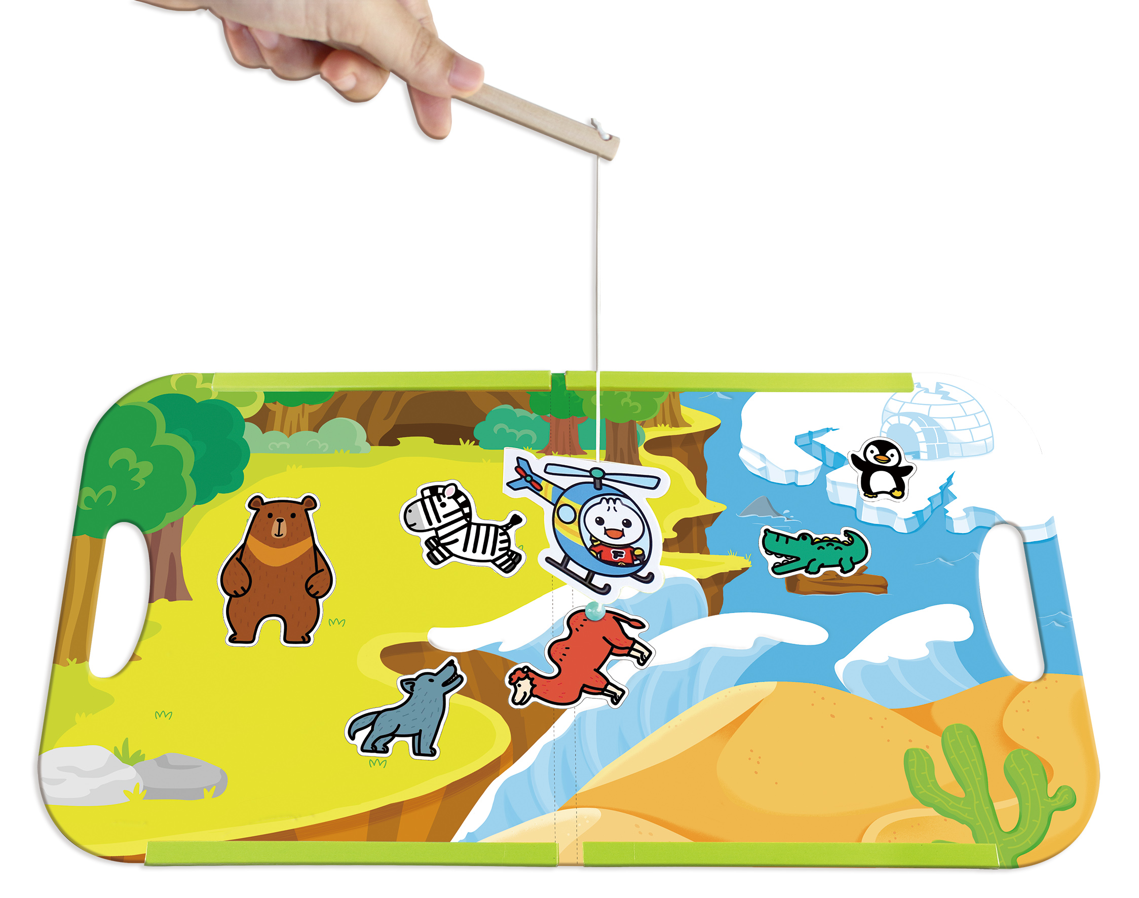 動物救援隊磁鐵遊戲-FOOD超人